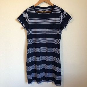 Paraphrase striped t-shirt dress with pocket